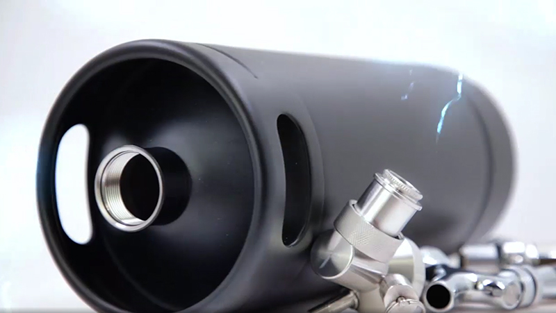 Mini-fût isotherme 3,8L double paroi sous vide