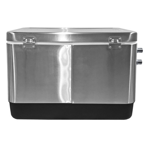 Glacière Tireuse Inox Double Robinet / Jockey Box à pression / Glacière