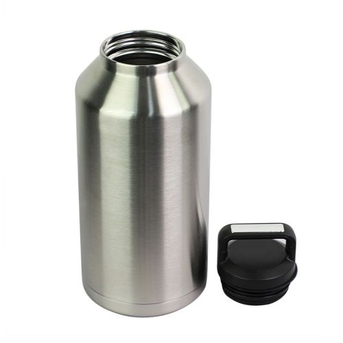 Growler à double paroi et à large ouverture avec bouchon de remplissage 1.89L