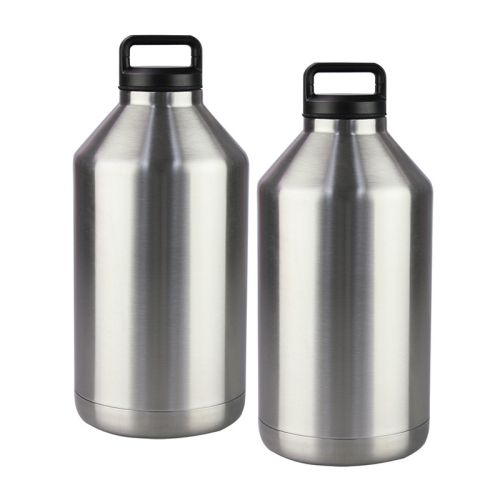 Growler à double paroi et large ouverture avec bouchon à visser 3.8L