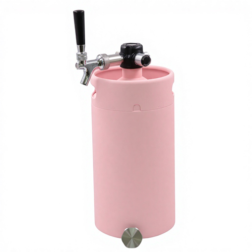 Kit de Mini-Fût Isotherme en Acier Inoxydable 316L de 5L, Système de Service de Boissons Gazeuses et Cocktails de Bureau pour Bar Maison, Spiritueux et Distribution de Boissons Artisanales